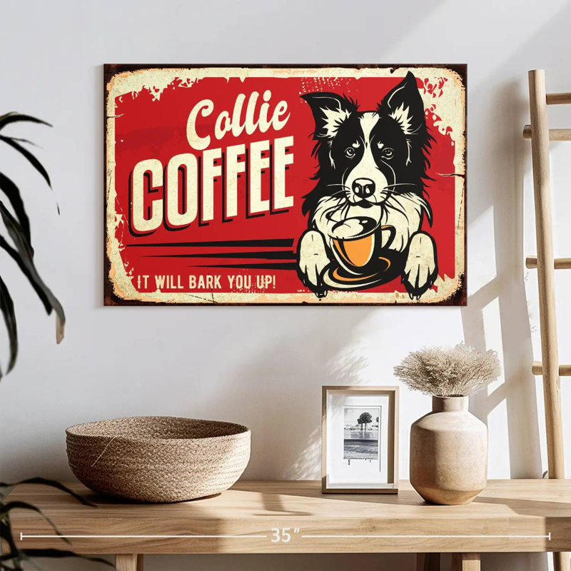 Collie café, H 16 po x l 24 po