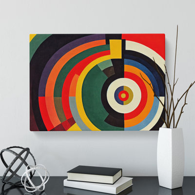 Beaming Modern Abstract - Wrapped Canvas