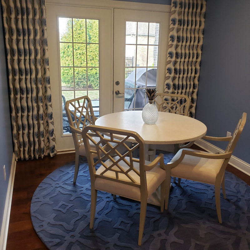 Helene Round Solid Wood Dining Table
