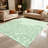 1PC Tropical Sage Green Monstera Leaf Print area rugs for Living Room, Soft and Comfortable, Suitable for all seasons, easy-to-maintain, machine washable Indoor floor mat, Under Table Farmhouse suitable for dining table, kitchen, bedroom, entryway,-784460624