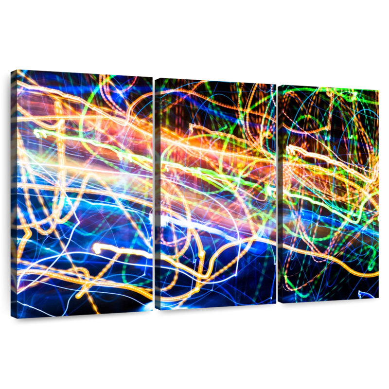 Munsell Neon Lights, 20" H x 33" W
