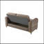 Causeuse convertible en tissu de velours Melody