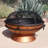 Hurst 30" Round Wood-Burning Copper Finish Raised Outdoor Fire Pit Bowl