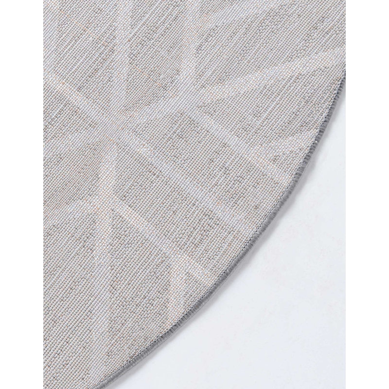 Tapis gris foncé / gris Quercioli, Ovale 5 pi 3 po x 8 pi