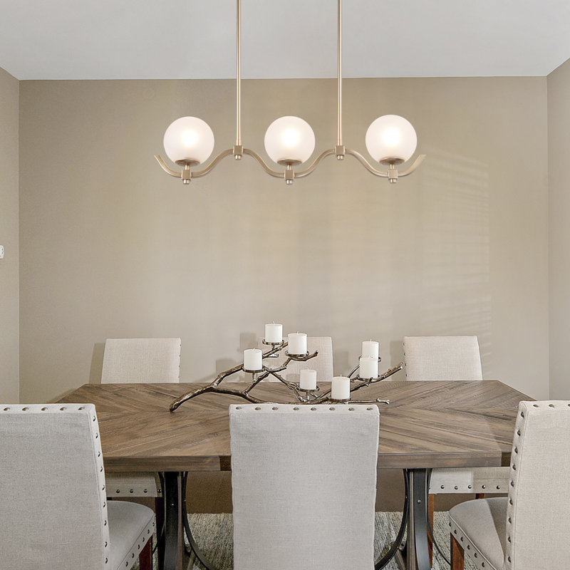 Éclairage d'îlot de cuisine 3 lumières