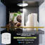 Tablette murale flottante à 8 niveaux avec projecteur à DEL réglable, support d'affichage vertical pour salle de bain, salon et chambre à coucher-131533715