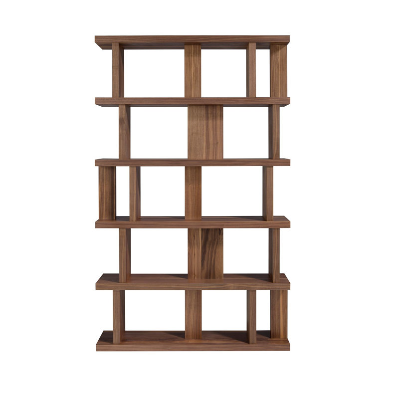 120cm H x 23cm W Solid Wood Etagere Bookcase