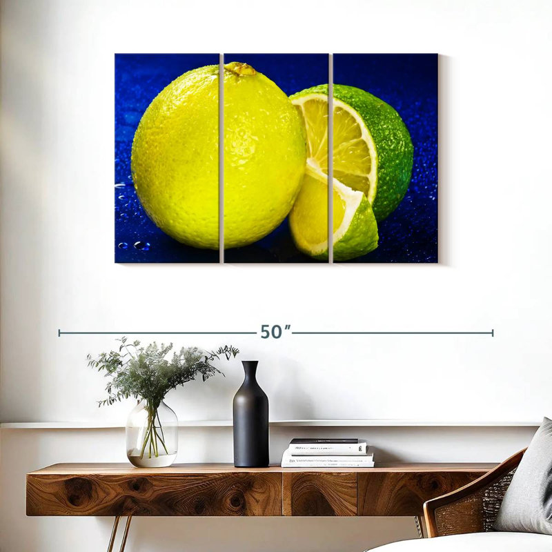 Yarlin Lemon Lime, 24" H x 38" W