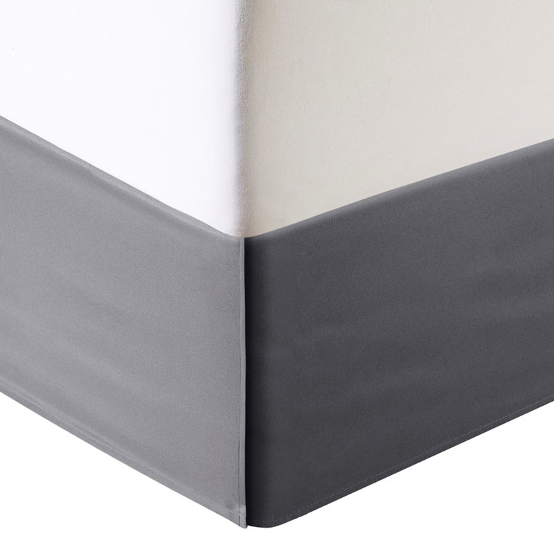 Édredon pour très grand lit en coton imprimé gris / pêche - édredon, 15 po, coussins décoratifs élégants avec détails