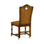 Country Farmhouse Leather Dining Chair