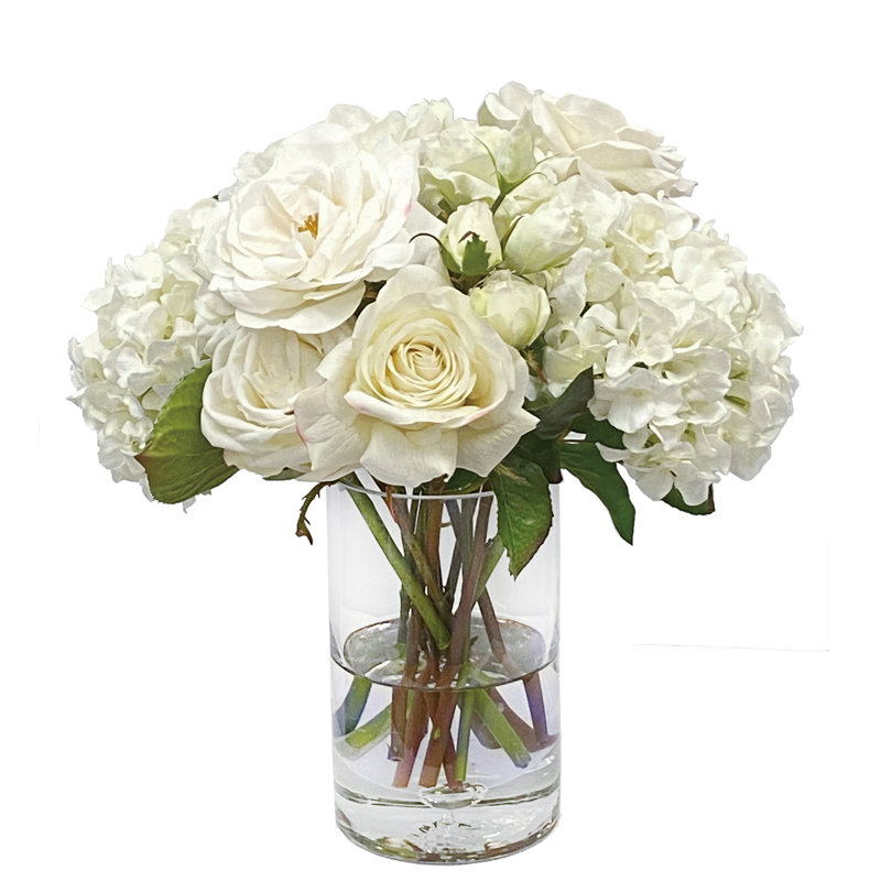 ROSES LISIANTHUS MIX IN VASE