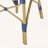Set of 2 French Bistro Chairs – Aluminum Frame, PE Rattan, Rust-Resistant & Lightweight for Patio