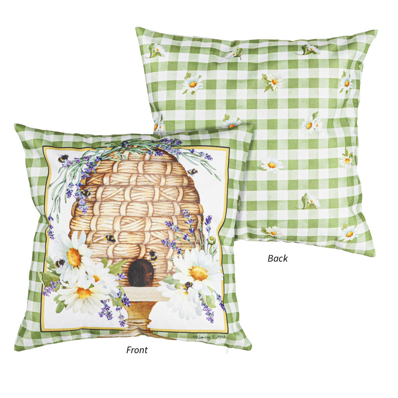 Housse de coussin Happy Bee Hive