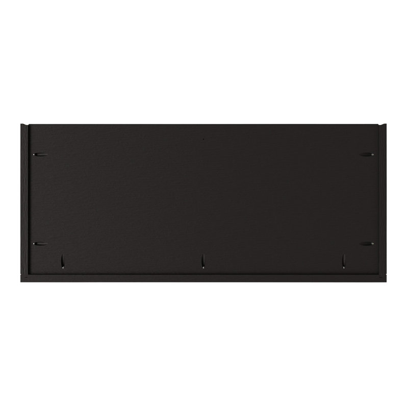 Willa II Storage Cabinet, Aged Black/Brown