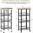 4-Tier Rolling Kitchen Organizer Cart With Slide-Out Baskets And Tabletop For Efficient Food Storage And Snack Organization (Modern, Space-Saving Design)