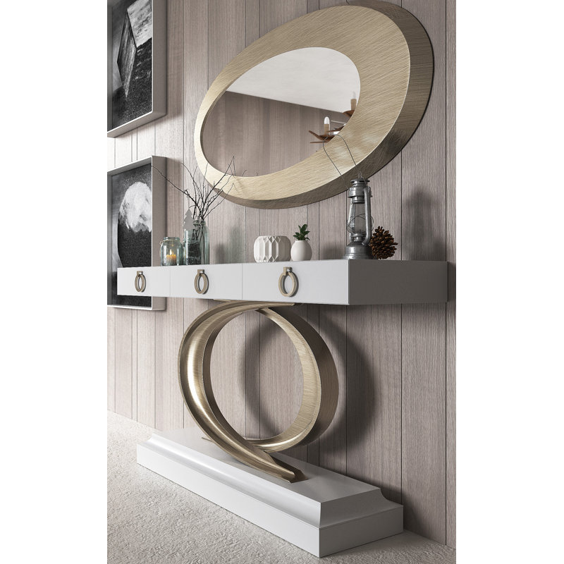 Saphire C11-12 avec Miroir, Mat, H 31,5 po x l 59,06 po x P 15,75 po