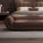  Brown Upholstered Leather Bedroom Bench With Entryway Bench-112000762