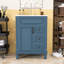 Meuble-lavabo avec lavabo, 2 tiroirs et tablette réglable