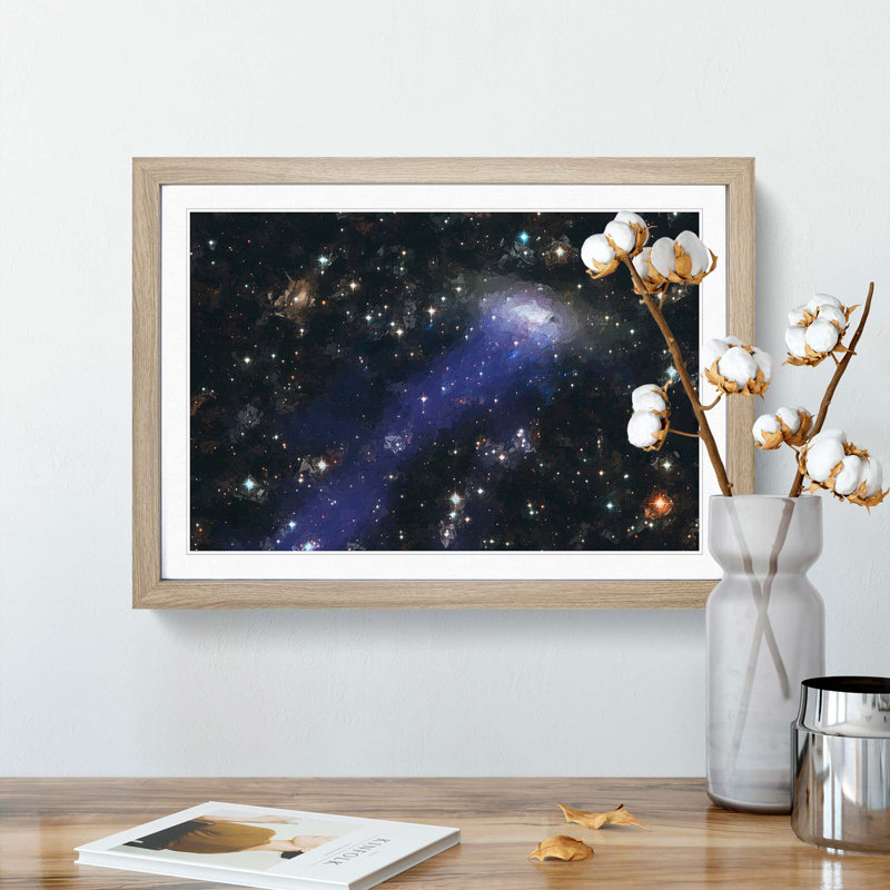Out of Space Vol.17 - Picture Frame Graphic Art Print, Oak Framed, 27cm H x 36cm W x 2cm D