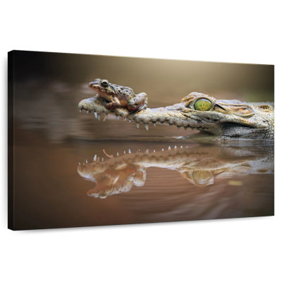 Crowle Frog And Crocodile