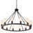 Moritz 12 - Light Wagon Wheel Chandelier
