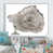 Toile avec cadre flottant blanc