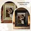Cadre photo 5 pièces x 7 po style héritage 1PC noir pour cadeaux d'anniversaire