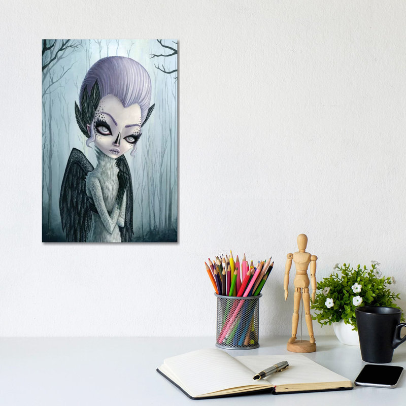 Violet by Megan Majewski - Wrapped Canvas Print, 20.32 cm H x 30.48 cm W