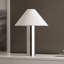 Cheri 20.5 Inch Chrome/White Metal Table Lamp-546003223