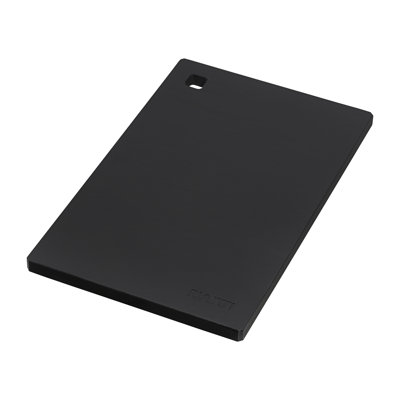 Ruvati 17 x 11 inch LedgeFit Black Resin Replacement Cutting Board for Ruvati Workstation Sinks