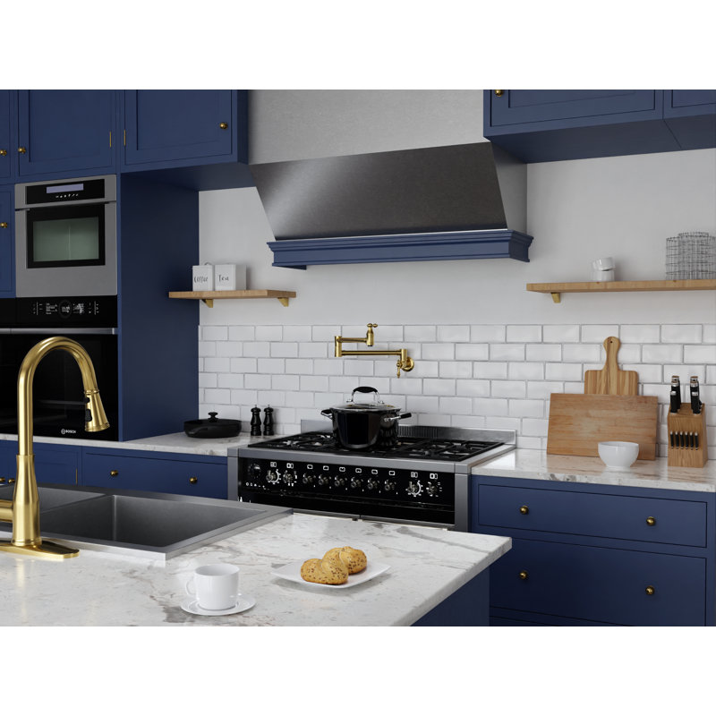 ANZZI Kitchen Faucet, Brushed Gold