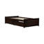 , Lit simple, tiroirs, bois d'hévéa, principe de conception minimaliste, solution de tiroir peu encombrante, structure de soutien solide, approche moderne 2, tiroirs avec roulettes, solutions de rangement pour la chambre à coucher-111126785