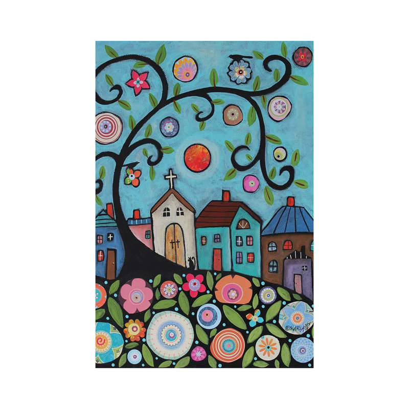 Church Cat 1 Piece Wrapped Canvas Painting, 30.48cm H x 20.32 cm W x 1.905 cm D