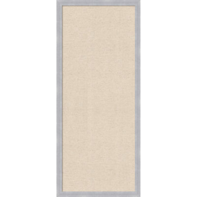 Framed Fabric Pinboard, Natural Linen by The Creative Bunch Studio Printed Bulletin Board for Use as a Vision Board or Wall Organization