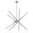 12 Light Brushed Nickel Large Chandelier-1954921590
