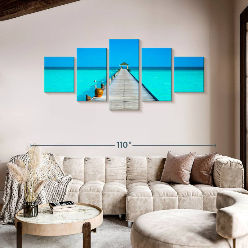 Dhiffushi Dock, 42" H x 92" W