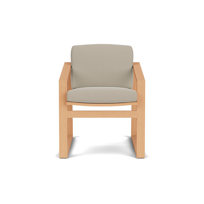 Pursuit Outdoor Dining Armchair, Callen Driftwood