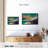 Abstract " Sunset Clouds Canvas Print "-101456665