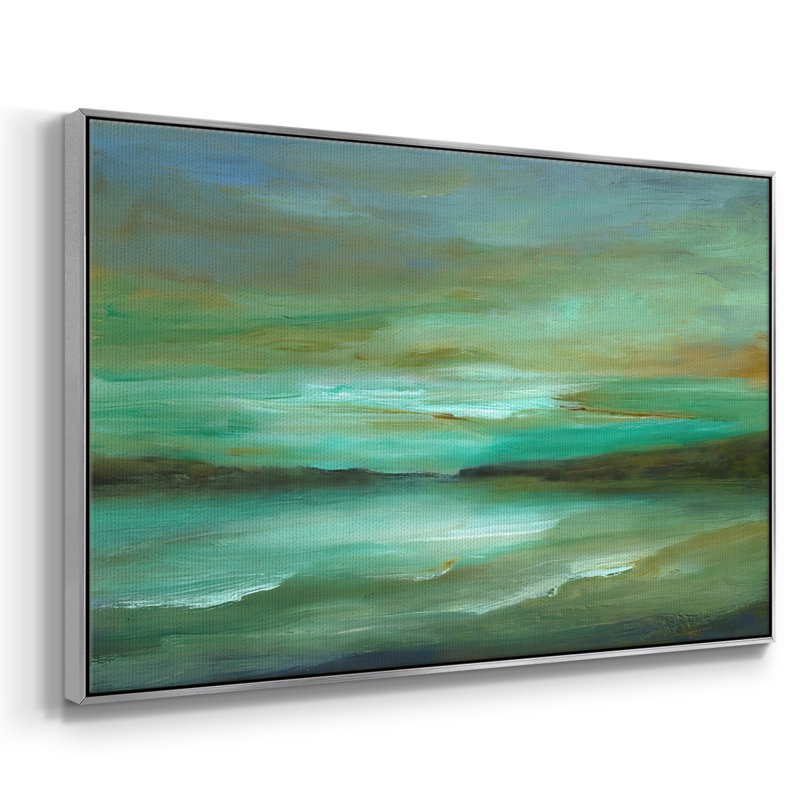 Hidden Cove, reproduction d'art sur toile, H 27 po x l 41 po x P 2 po, Argent