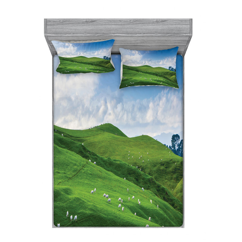 Microfiber Sheet Set, Full Sheet Set with Fitted Sheet