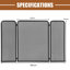Naxhi Metal Fireplace Screen