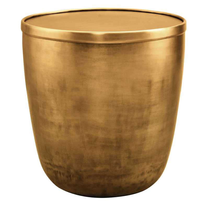 Table d'appoint en métal Viora