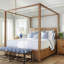 Newport Upholstered Canopy Bed-29609770-29609771