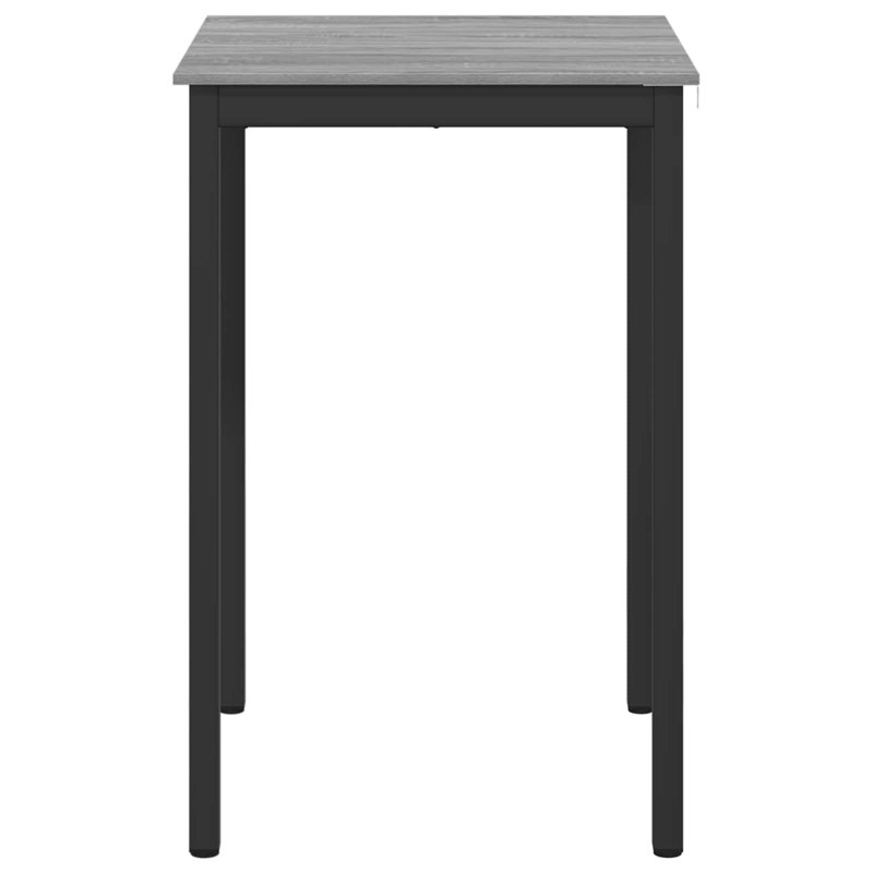 Standing Bar Table Engineered Wood, 105cmH x 70cmL x 70cmW, Grey