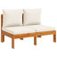 Wicker 7 - Person Garden Lounge Set with Cushions