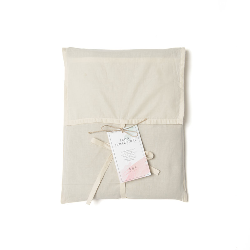 Millwright Sheer Curtain, Natural, 52" W x 96" L