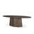 Hosmer 94" Solid Mango Wood Oval Dining Table-2089595248