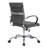 Mulkey Ribbed Faux Leather Mid-Back Office Chair, Mid Century Ergonomic Executive Desk Chair-1755224895
