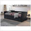 Lit de jour moderne capitonné avec lit gigogne escamotable, garniture cloutée élégante pour des solutions de vie et de sommeil polyvalentes