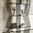 Modern Geometric Acrylic Bookcase.